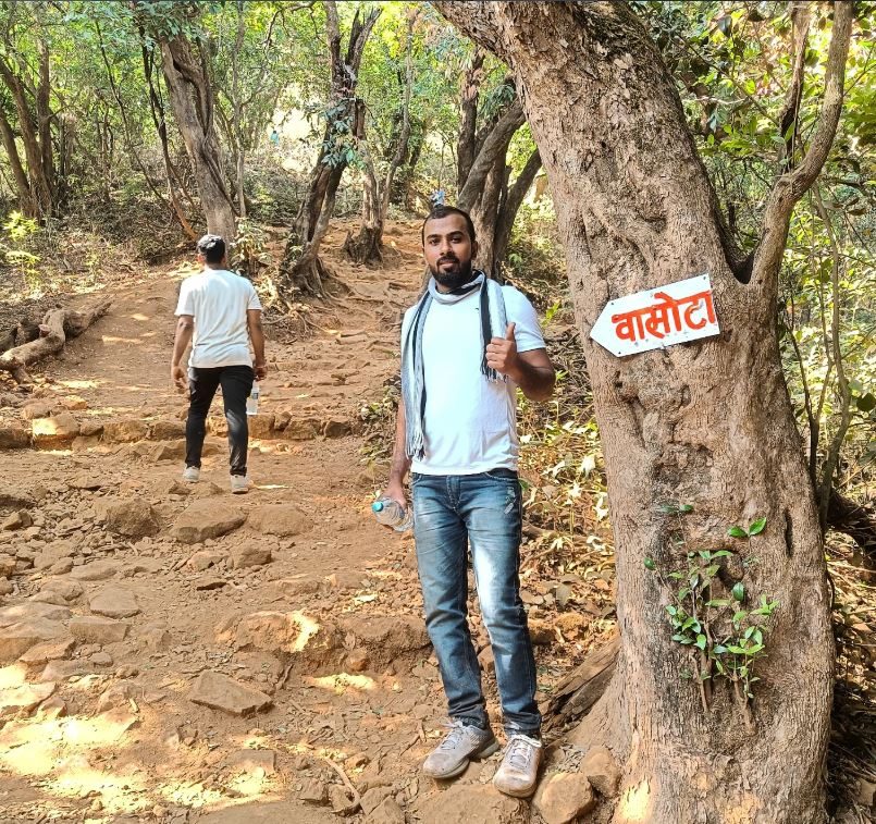 Jungle trail — Through Koyna forest, Vasota Fort trek from Bamnoli